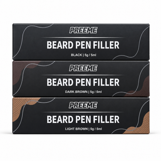 Beard Pen Filler Bundle X3 | Black, Dark Brown & Light Brown