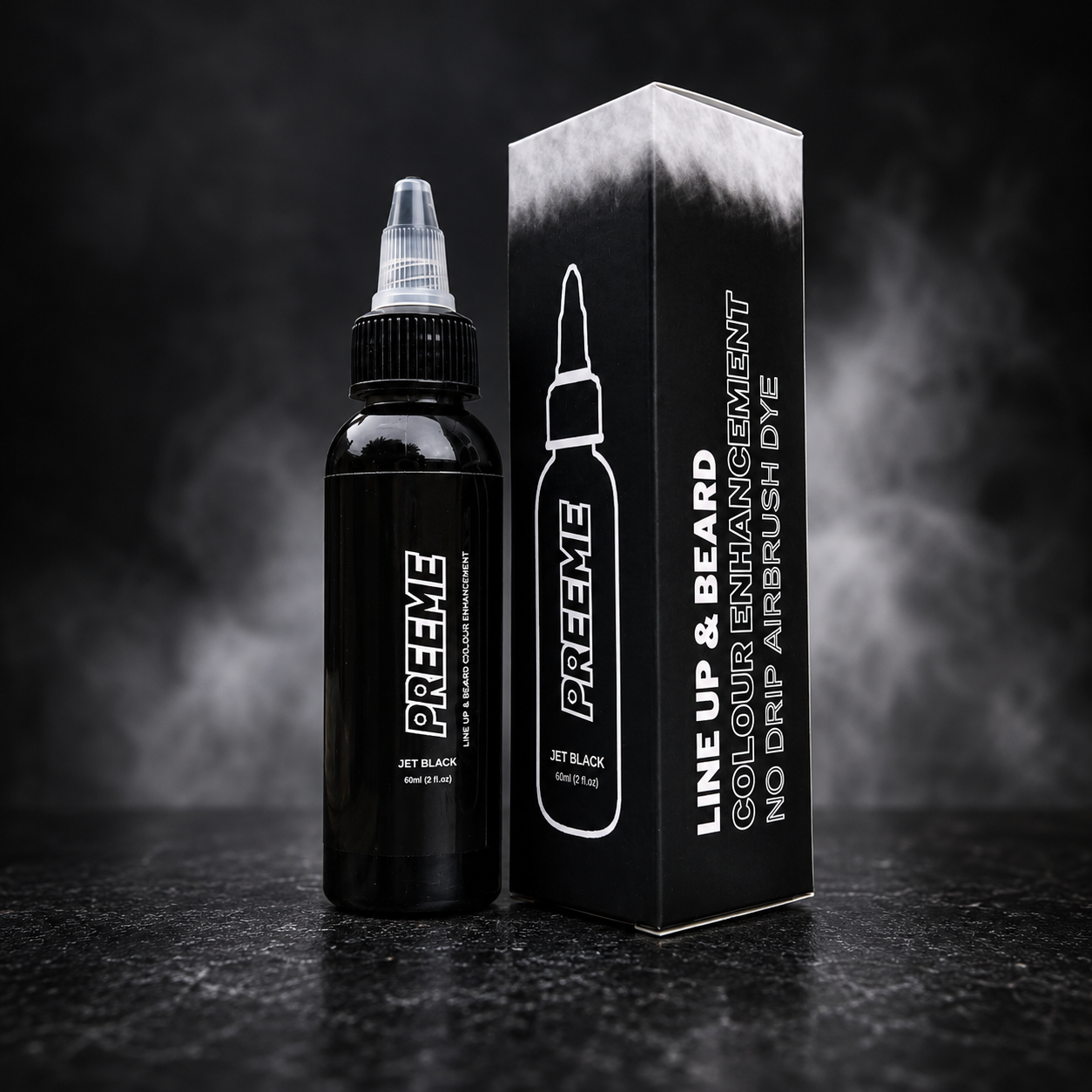 Lineup & Beard No Drip Colour Enhancement | Jet Black
