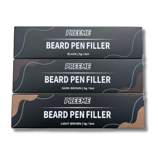 Beard Pen Filler Bundle X3 | Black, Dark Brown & Light Brown